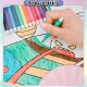 [Little B House] Mini Watercolor Pen Set For Kids Drawing Graffiti Water Colour Pens Art Stationery Pen Warna - ST44