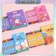 [Little B House] 12pcs Crayon Set Drawing Color Pen Graffiti Crayon Oil Pastels Stationery Gifts Krayon Murah -ST45