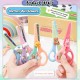 [Little B House] Round Edge Cute Scissors School Scissors Craft Plastic Scissors Stationery Gunting Sekolah -ST46