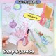 [Little B House] Round Edge Cute Scissors School Scissors Craft Plastic Scissors Stationery Gunting Sekolah -ST46