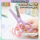 [Little B House] Round Edge Cute Scissors School Scissors Craft Plastic Scissors Stationery Gunting Sekolah -ST46