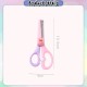 [Little B House] Round Edge Cute Scissors School Scissors Craft Plastic Scissors Stationery Gunting Sekolah -ST46