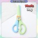 [Little B House] Round Edge Cute Scissors School Scissors Craft Plastic Scissors Stationery Gunting Sekolah -ST46