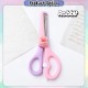 [Little B House] Round Edge Cute Scissors School Scissors Craft Plastic Scissors Stationery Gunting Sekolah -ST46