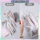[Little B House] Transparent Triangle Pencil Case Stationery Pouch Cosmetic Toiletries Bag Kotak Pensel -ST48