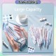 [Little B House] Transparent Triangle Pencil Case Stationery Pouch Cosmetic Toiletries Bag Kotak Pensel -ST48