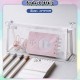[Little B House] Transparent Triangle Pencil Case Stationery Pouch Cosmetic Toiletries Bag Kotak Pensel -ST48