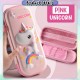 [Little B House] EVA Waterproof Cartoons Pencil Case Pencil Box Stationery Storage For Kids Kotak Pensil -ST50