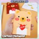 [Little B House] Cartoon Portable Mini Notebook School Memo Book Mini Journal Cute Notepad Buku Nota Kecil -ST51