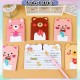 [Little B House] Cartoon Portable Mini Notebook School Memo Book Mini Journal Cute Notepad Buku Nota Kecil -ST51
