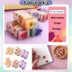 [Little B House] Soft Rubber Eraser Fruit Pattern Cute Mini Eraser Stationery Kids Party Gifts School Pemadam -ST52