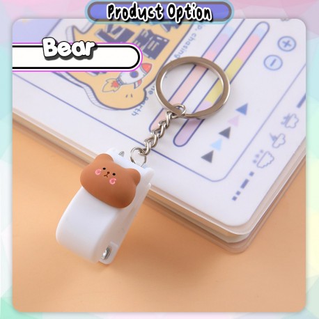[Little B House] Portable Stapler Cartoon Keychain Stapler Cute Mini Stapler Gift Stapler Comel -ST53