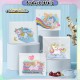 [Little B House] Unicorn Ring Zipper Bag PVC File Bag Zipper Waterproof Pencil Case Stationery Bag Beg Pensil -ST55