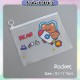 [Little B House] Unicorn Ring Zipper Bag PVC File Bag Zipper Waterproof Pencil Case Stationery Bag Beg Pensil -ST55