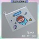 [Little B House] Unicorn Ring Zipper Bag PVC File Bag Zipper Waterproof Pencil Case Stationery Bag Beg Pensil -ST55