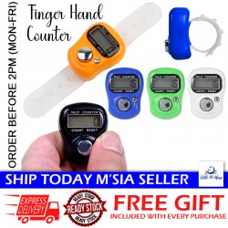 [Little B House] Digital Tasbih Finger Counter Ring With LCD Display Kiraan Zikir Digital -ST57