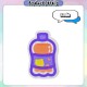 [Little B House] Cute Stationery Acrylic Clip Note Clip Cartoon Paper Clips Klip Kertas Cute -ST60