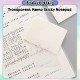 [Little B House] 50 Sheets Transparent Note Sticky Memo Pad Clear Post-it Notes Stick On Notes Kertas Nota -ST67