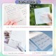 [Little B House] 50 Sheets Transparent Note Sticky Memo Pad Clear Post-it Notes Stick On Notes Kertas Nota -ST67