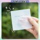 [Little B House] 50 Sheets Transparent Note Sticky Memo Pad Clear Post-it Notes Stick On Notes Kertas Nota -ST67