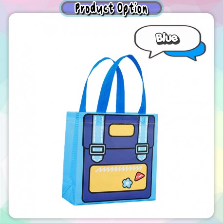 [Little B House] Non-Woven Bag Recycle Tuition Bag Student Tote Bag Gift Bag For Kids Tuisyen Beg Hadiah -ST68
