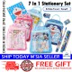 [Little B House] 7in1 Stationary Set Goodies Birthday Christmas Gift Chirldren\'s Day Set Alat Tulis -ST69