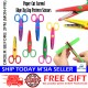[Little B House] Kids Art Scissors Zig Zags Scissor Wave Scissors Lace Scissors Craft Gunting Art - ST70