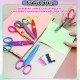 [Little B House] Kids Art Scissors Zig Zags Scissor Wave Scissors Lace Scissors Craft Gunting Art - ST70