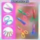 [Little B House] Kids Art Scissors Zig Zags Scissor Wave Scissors Lace Scissors Craft Gunting Art - ST70