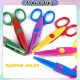 [Little B House] Kids Art Scissors Zig Zags Scissor Wave Scissors Lace Scissors Craft Gunting Art - ST70