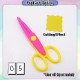 [Little B House] Kids Art Scissors Zig Zags Scissor Wave Scissors Lace Scissors Craft Gunting Art - ST70