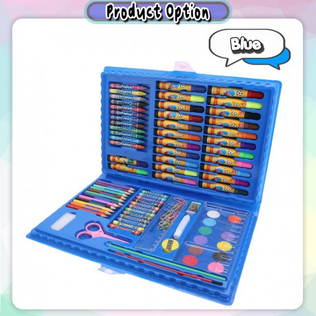 [Little B House] 86pcs Drawing Set For Kids Children Day Gift Set Water Colour Crayon Set Lukisan Kanak Kanak -ST72