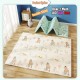 [Little B House] Waterproof Foldable Baby Play Mat Crawling Encourages Folding Playmat Tikar Bayi - BS04