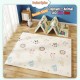[Little B House] Waterproof Foldable Baby Play Mat Crawling Encourages Folding Playmat Tikar Bayi - BS04