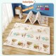 [Little B House] Waterproof Foldable Baby Play Mat Crawling Encourages Folding Playmat Tikar Bayi - BS04