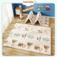 [Little B House] Waterproof Foldable Baby Play Mat Crawling Encourages Folding Playmat Tikar Bayi - BS04