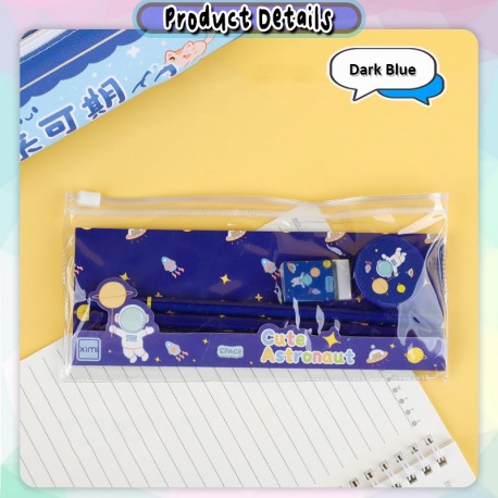 [Little B House] 5in1 Astronaut Stationery Set For Kids Gift Goodies Children Day Set Alat Tulis -ST73
