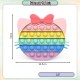 [Little B House] Pop It Push Bubble Sensory Rainbow Toy Mental Arithmetic Toys Mainan Pop - BT299