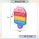 [Little B House] Pop It Push Bubble Sensory Rainbow Toy Mental Arithmetic Toys Mainan Pop - BT299