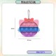 [Little B House] Pop It Push Bubble Sensory Rainbow Toy Mental Arithmetic Toys Mainan Pop - BT299