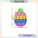 [Little B House] Pop It Push Bubble Sensory Rainbow Toy Mental Arithmetic Toys Mainan Pop - BT299