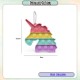 [Little B House] Pop It Push Bubble Sensory Rainbow Toy Mental Arithmetic Toys Mainan Pop - BT299