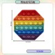 [Little B House] Pop It Push Bubble Sensory Rainbow Toy Mental Arithmetic Toys Mainan Pop - BT299