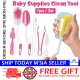 [Little B House] Baby Bottle Brush Set Nipple Brush Milk Bottle Brush Cleaning Tools 奶瓶刷 奶嘴刷 Berus Botol Susu -TW34
