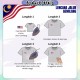[Little B House] Iron On Malaysia Flag Brooch Bendera Malaysia Lencana Jalur Gemilang Malaysia Badge 马来西亚徽章热印 国旗徽章 - ST75