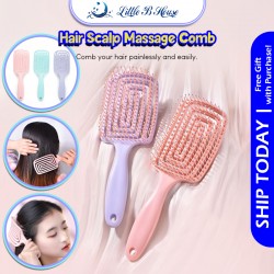 [Little B House] Hair Comb Hairbrush Fluffy Hair Comb Vent Comb Hair Detangle 排骨梳 蓬松梳 Sikat Rambut -H99