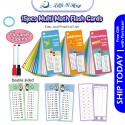 [Little B House] Mathematics Table Flashcards Addition Subtraction Multiplication Division 数学学习卡 Matematik Kira -BT450