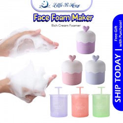 [Little B House] Facial Foamer Cleansing Milk Foam Maker Facial Bubble Maker 洗面奶打泡器 Alat Buih Pencuci Muka -MU36