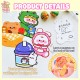 [Little B House] Candy Card Lollipop Holder Candy Decoration Card Birthday Doorgift Goodies Bag 棒棒糖卡纸 Kad Lolipop - BT385