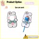 [Little B House] Candy Card Lollipop Holder Candy Decoration Card Birthday Doorgift Goodies Bag 棒棒糖卡纸 Kad Lolipop - BT385